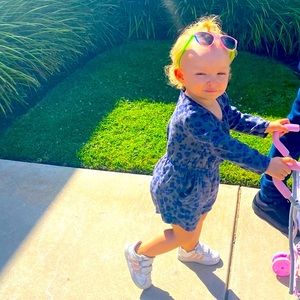 H&M Girl 2t Romper with Rayon Print - Super Cute!